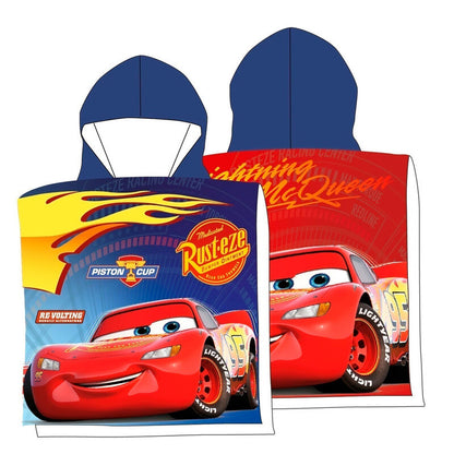 Disney Cars Bomull Poncho Handduk