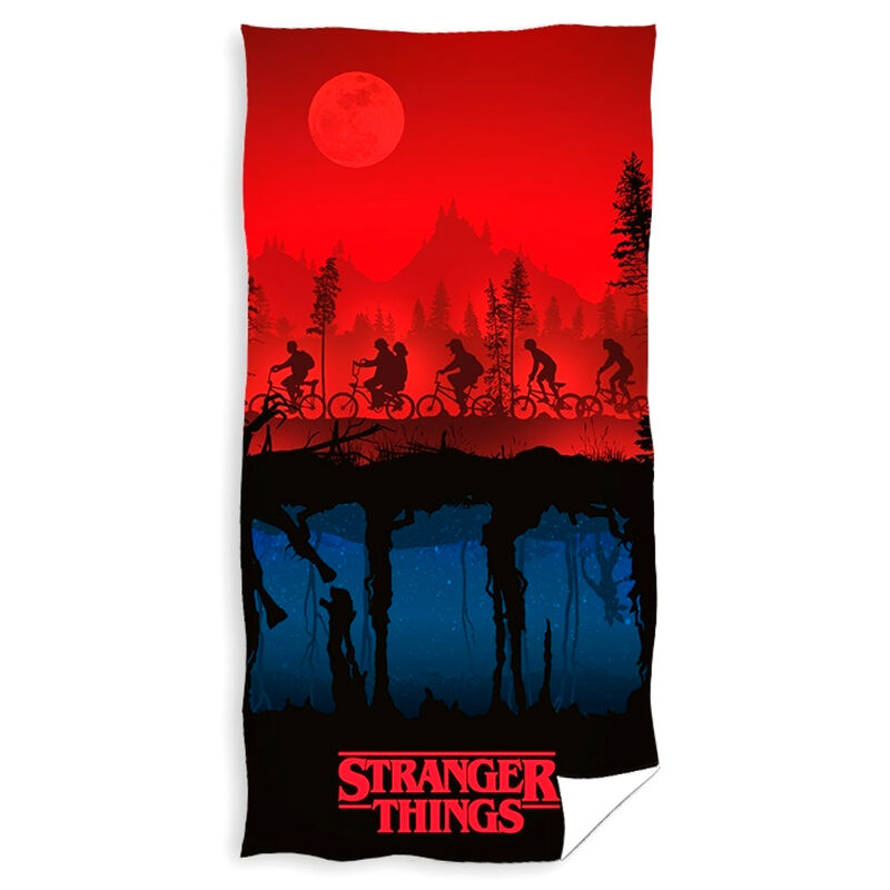 Stranger Things Mikrofiber Strandhandduk 70x140 cm