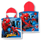 Marvel Spiderman Mikrofiber Poncho Handduk