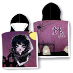 Gothic Girl Bomull Poncho Handduk