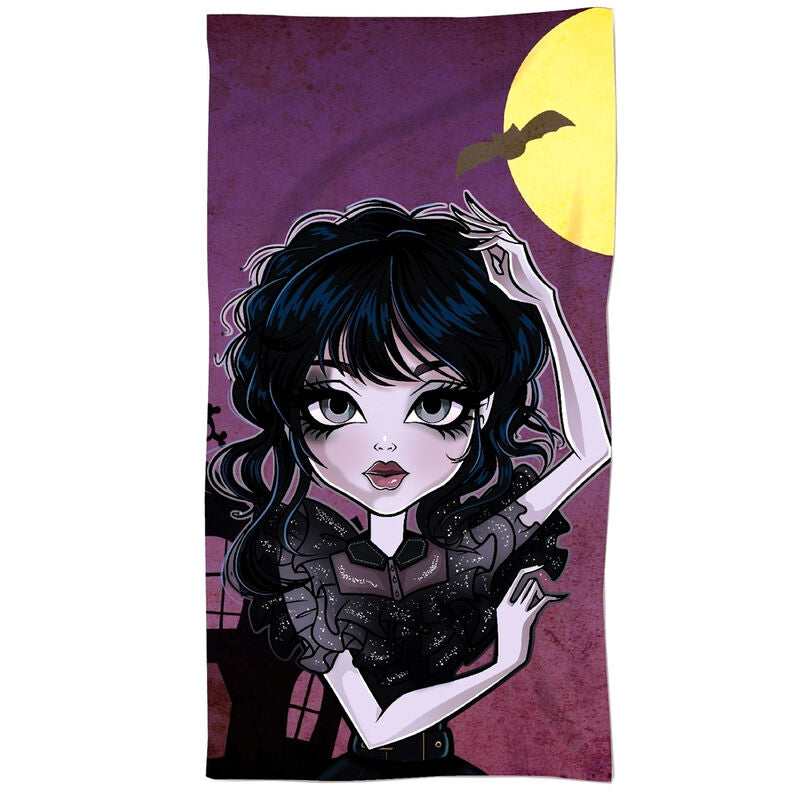 Gothic Girl Bomull Strandhandduk 70x140 cm