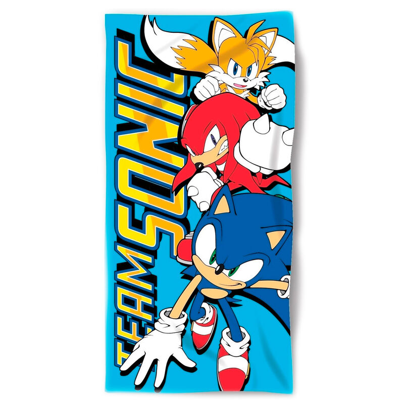 Sonic The Hedgehog Bomull Strandhandduk 70x140cm