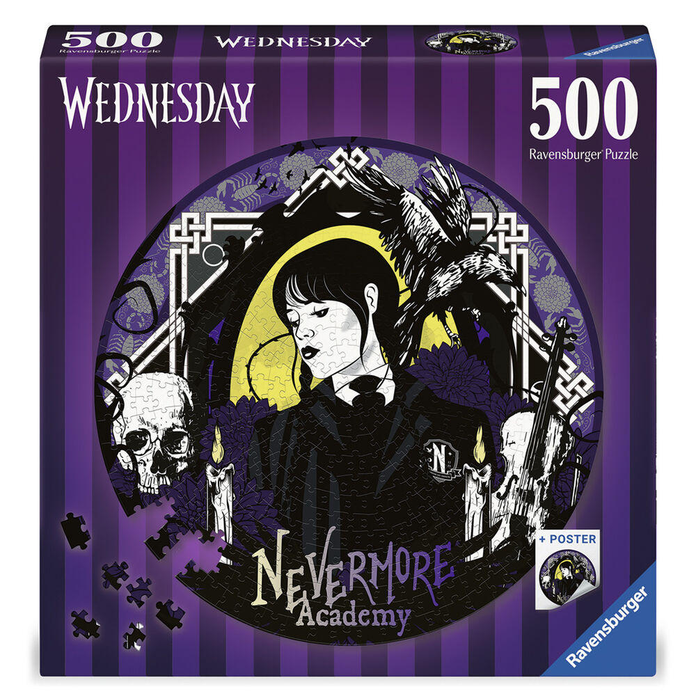 Wednesday Puzzle 500 Bitar - Utmanande och Roligt Pussel