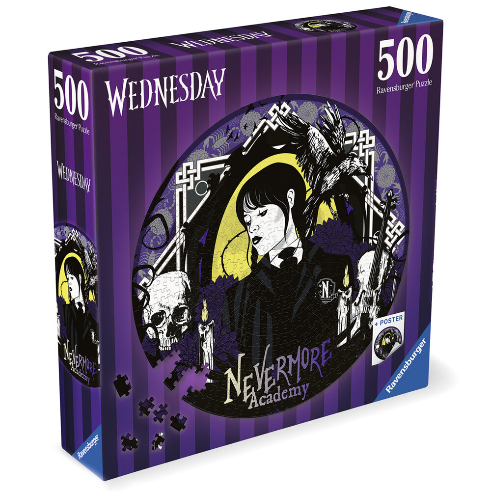 Wednesday Puzzle 500 Bitar - Utmanande och Roligt Pussel