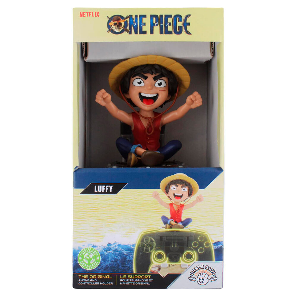 One Piece Luffy Klämfäste Kabelhållare 20cm