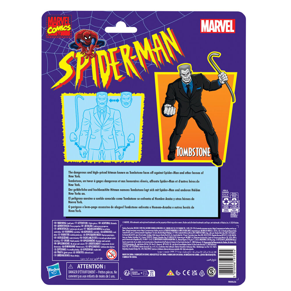Marvel Spider-Man Tombstone Leksaksfigur 15cm