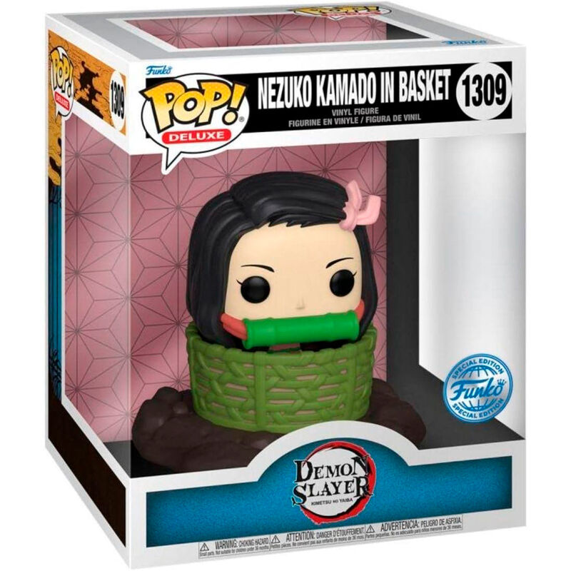 POP Figur Deluxe Demon Slayer Kimetsu no Yaiba Nezuko Kamado i Korg Exklusiv