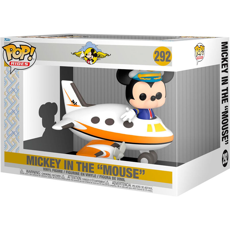 POP Figur Rider Disney Mickey med Flygplan