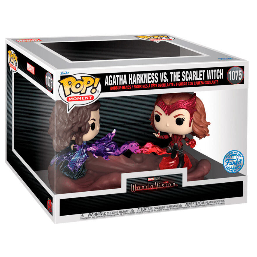 POP Figur Moment Marvel WandaVision Agatha Harkness vs Scarlet Witch Exklusiv