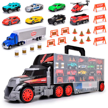 Lastvagn Förvaring med 42 Bitar - Metal Cars