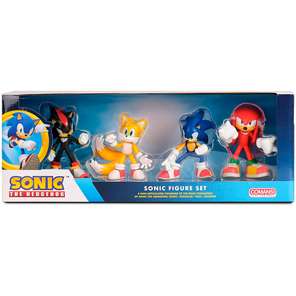 Sonic the Hedgehog Figurer Pack - 4 Figurer i PVC