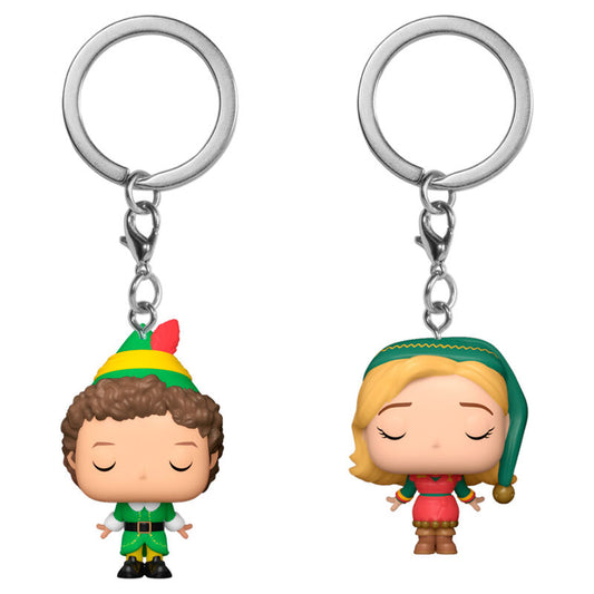 Pocket POP nyckelring Elf Buddy & Jovie