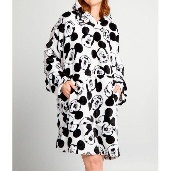 Disney Mickey Oversize Sweatshirt Coat för Vuxna - Koral