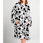 Disney Mickey Oversize Sweatshirt Coat för Vuxna - Koral