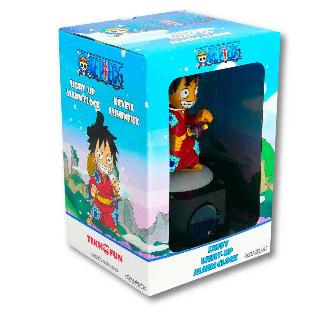 One Piece Luffy Alarm Clock Figur 20cm