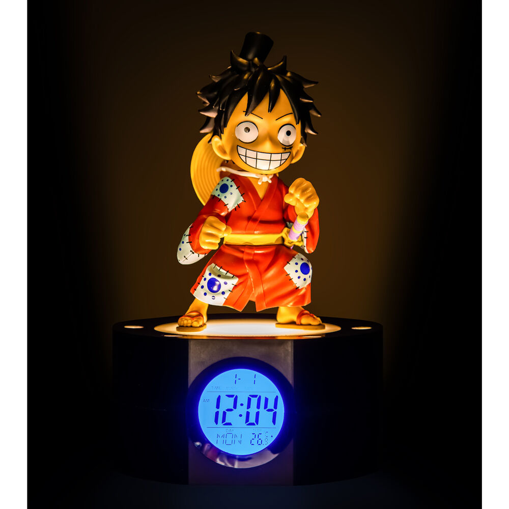 One Piece Luffy Alarm Clock Figur 20cm