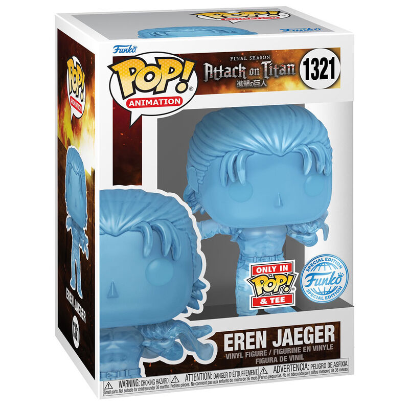 Set Figur POP & Tee Attack on Titan Eren Exklusiv XL