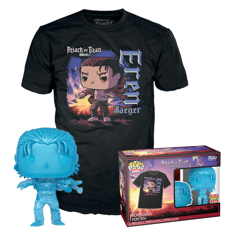 Set figur POP & Tee Attack on Titan Eren Exclusive Storlek L
