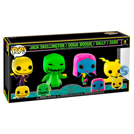 POP pack 4 figurer Disney Nightmare Before Christmas