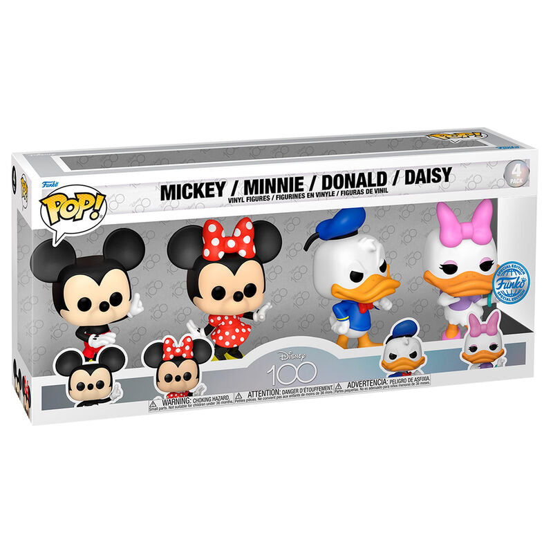 POP Pack 4 Figurer Disney Classic Exclusive