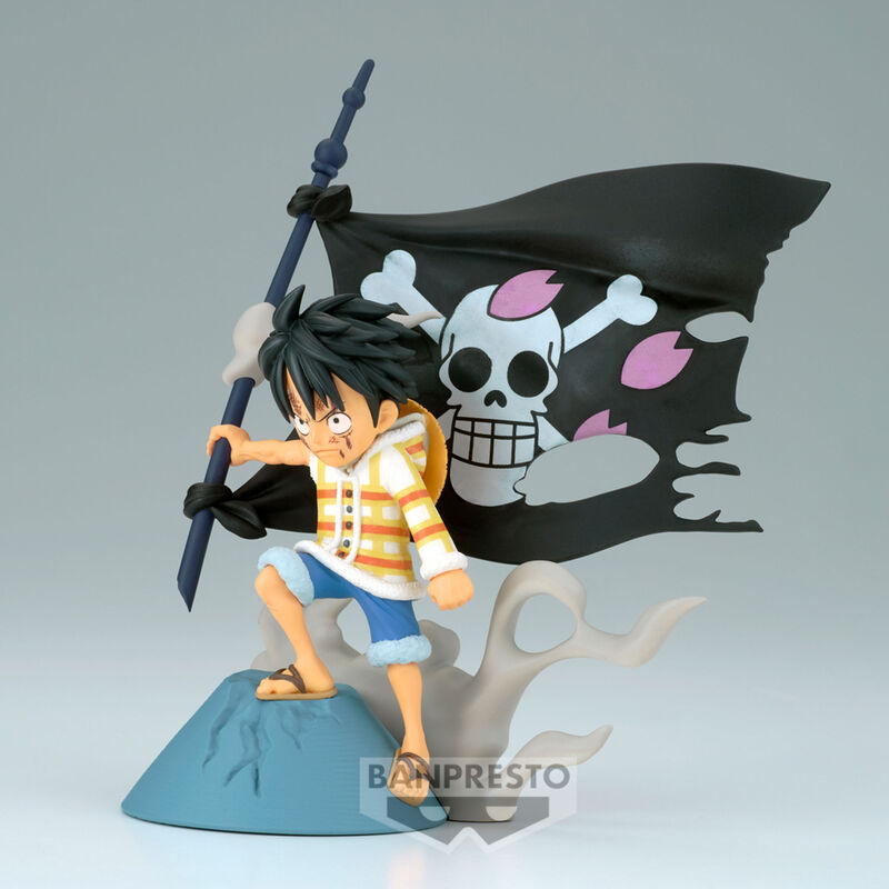 One Piece WCF Log Stories Monkey D Luffy Figur 8cm