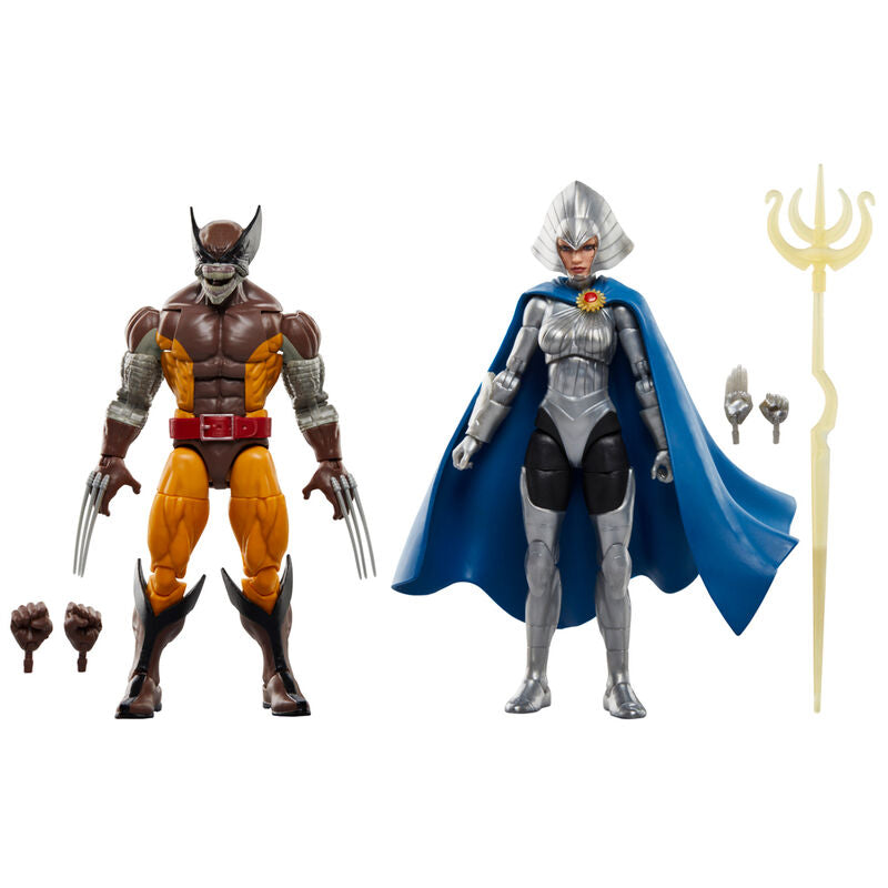 Marvel Wolverine och Lilandra Neramani Leksaksfigursset