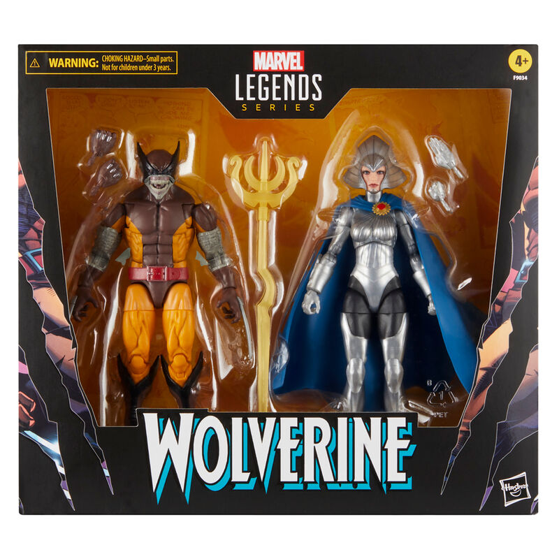 Marvel Wolverine och Lilandra Neramani Leksaksfigursset