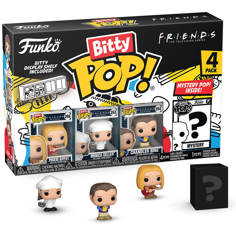 Bitty POP! Friends Phoebe 4-pack - Samling av Figurer