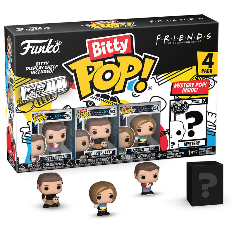 Blister 4 Figurer Bitty POP Friends Joey