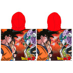 Dragon Ball Z mikrofiber ponchohandduk