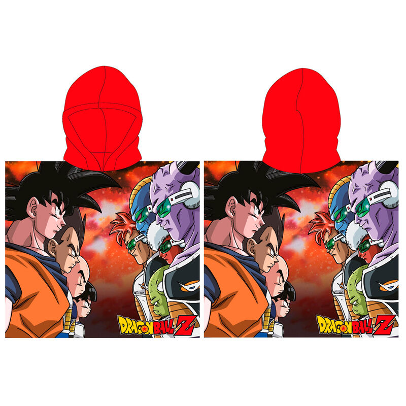 Dragon Ball Z mikrofiber ponchohandduk