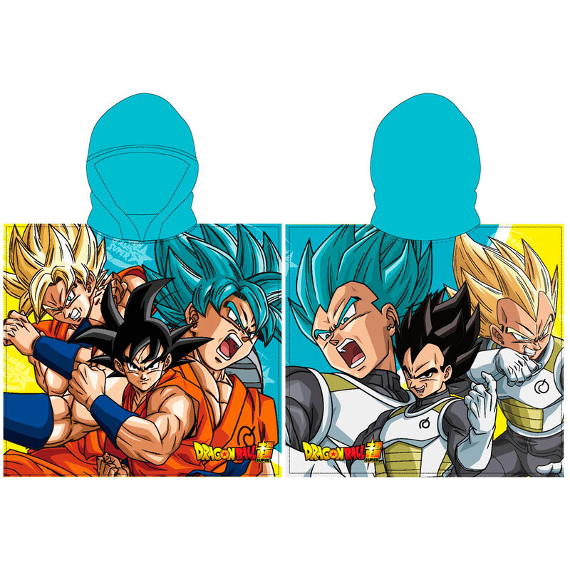 Dragon Ball Z mikrofiber ponchohandduk