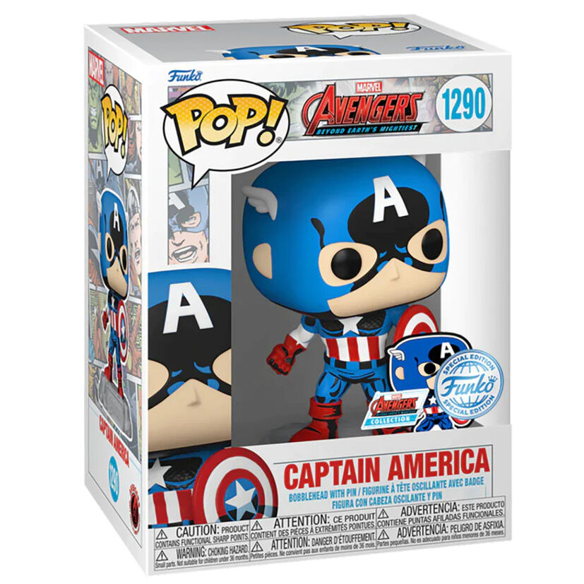 Funko POP Marvel Avengers Captain America Exclusive Figur