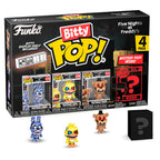 Your favourite Pops! have been shrunk into Bitty Pops! Expand your collection with this assortment of Bitty Pop! figures featuring your most beloved cartoon characters! Each 4-pack comes with one rare or hyper rare mystery Bitty Pop! to complete the series. Bitty Pops! are packaged in hard acrylic cases with detachable bottom lids. Detachable bottom lids double as acrylic bases