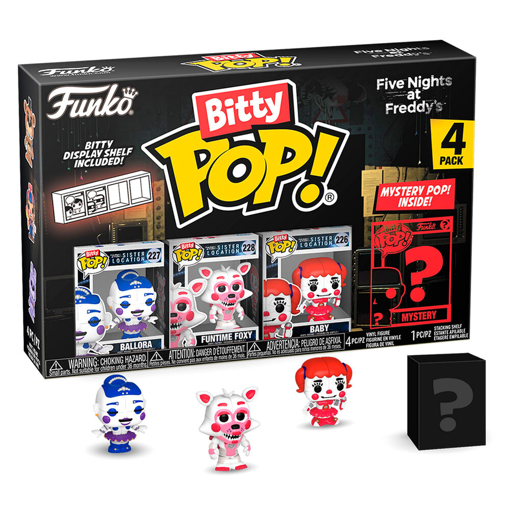Bitty POP Figuurer - Five Nights at Freddy's Ballora 4-Pack
