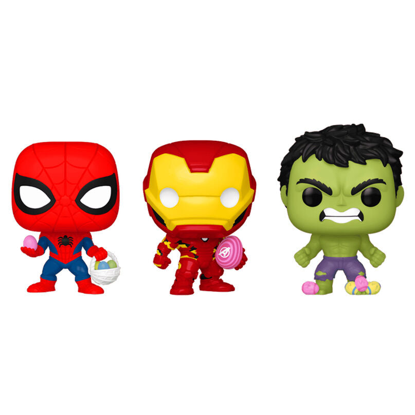 Carrot Pocket POP! Blisterpaket med Spiderman, Hulk och Iron Man