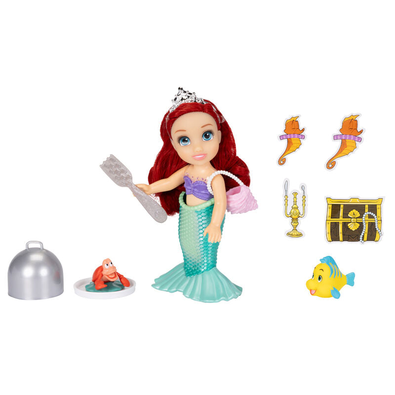 Disney Den Lilla Sjöjungfrun Land och Hav Ariel Docka 15cm