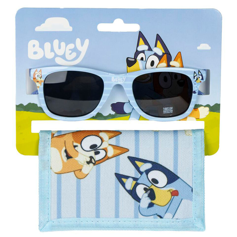 Bluey Set Solglasögon + Plånbok