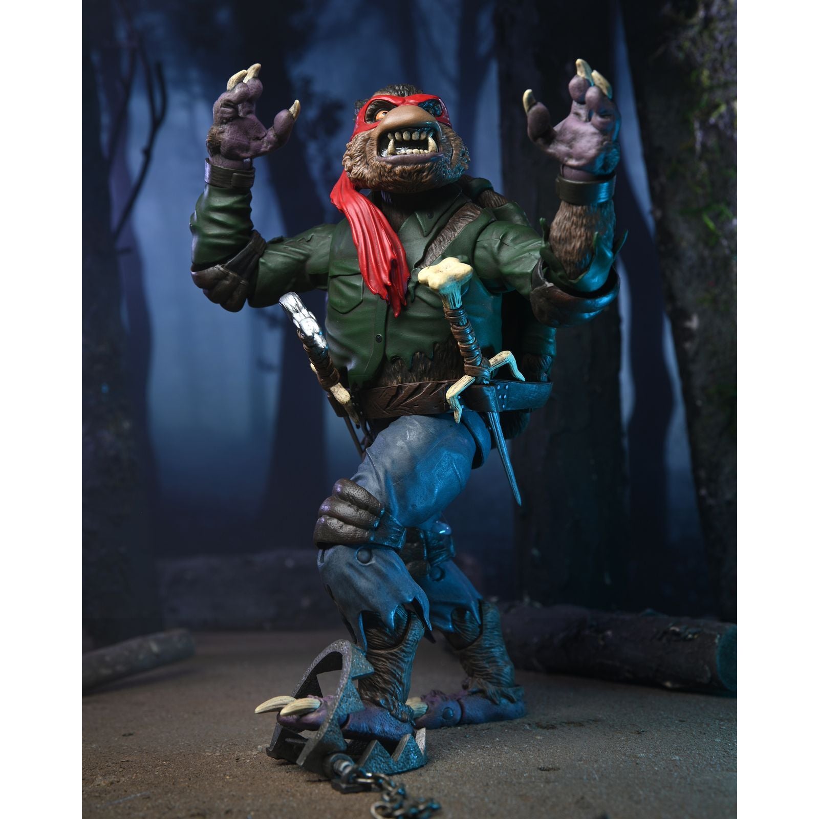 Ninja Turtles Universal Monsters Raphael som Vargmannen 18cm