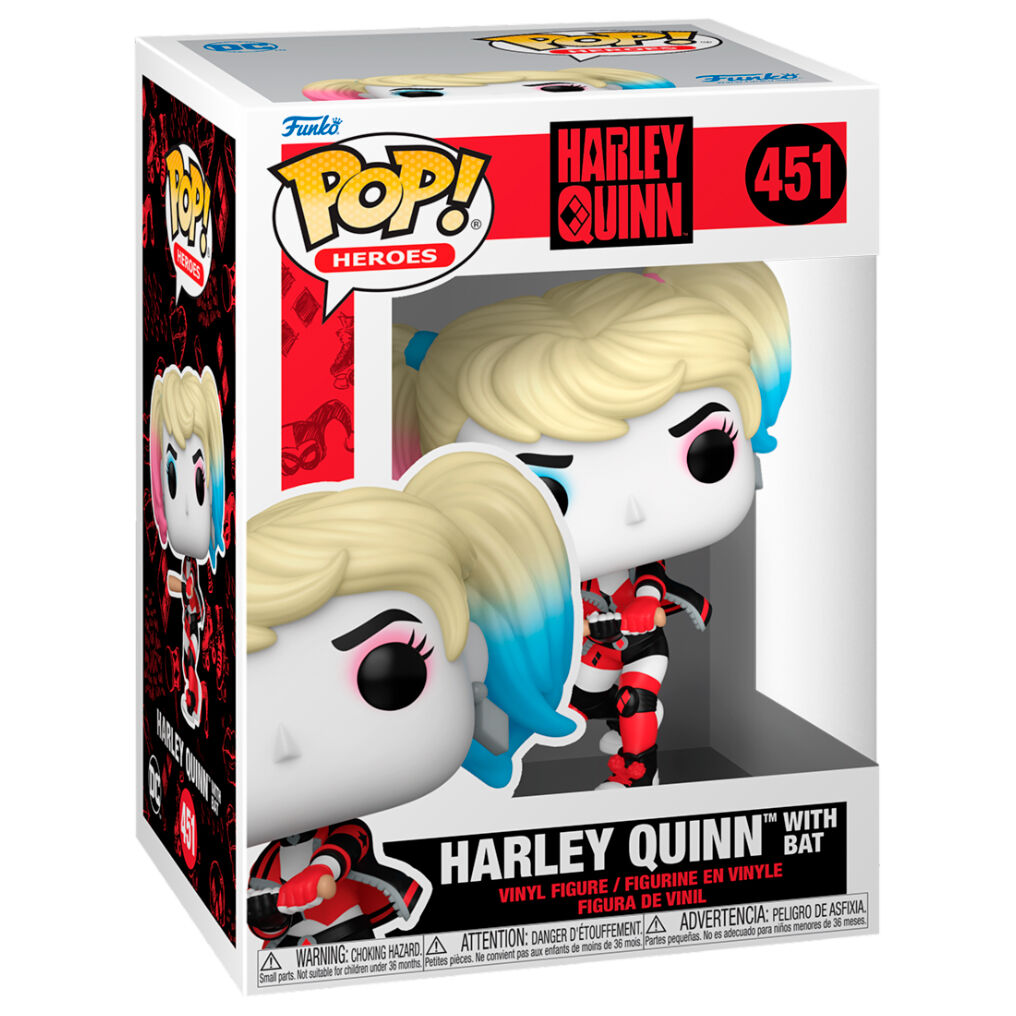 Funko POP DC Comics Harley Quinn Figur med Bat