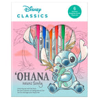 Disney Stitch Anteckningsbok med 6 Gelpennor