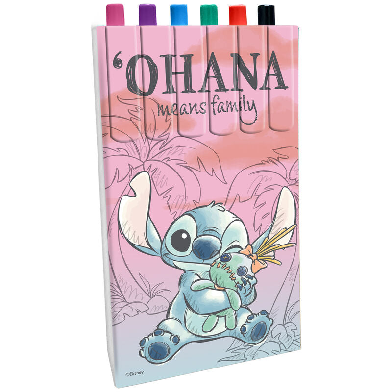 Disney Stitch Blisterpack med 6 Pennor