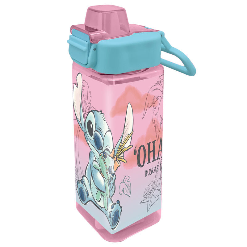 Disney Stitch Fyrkantig Flaska 500ml