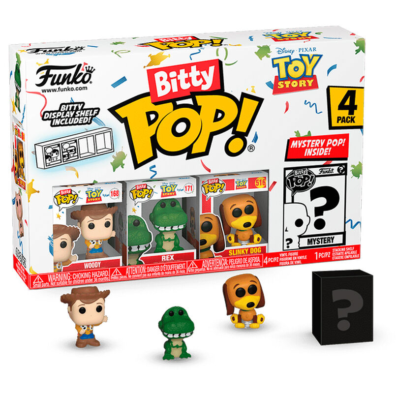 Bitty POP Disney Toy Story Woody 4-Pack Figurer
