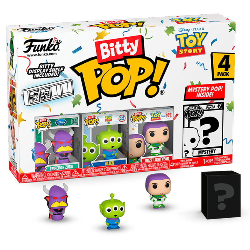 Blister 4 Figurer Bitty POP Disney Toy Story Zurg