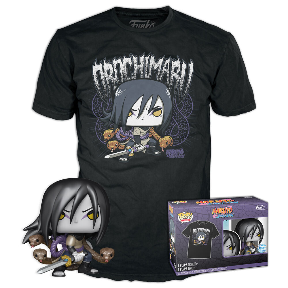 Set figure POP & Tee Naruto Shippuden Orochimaru Storlek XL