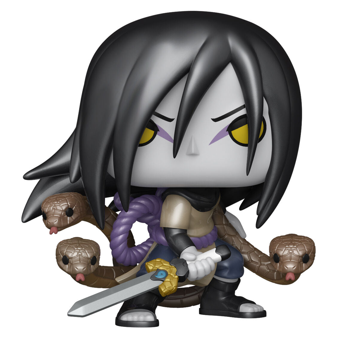Set med T-shirt och POP-figur Naruto Shippuden Orochimaru - Storlek M