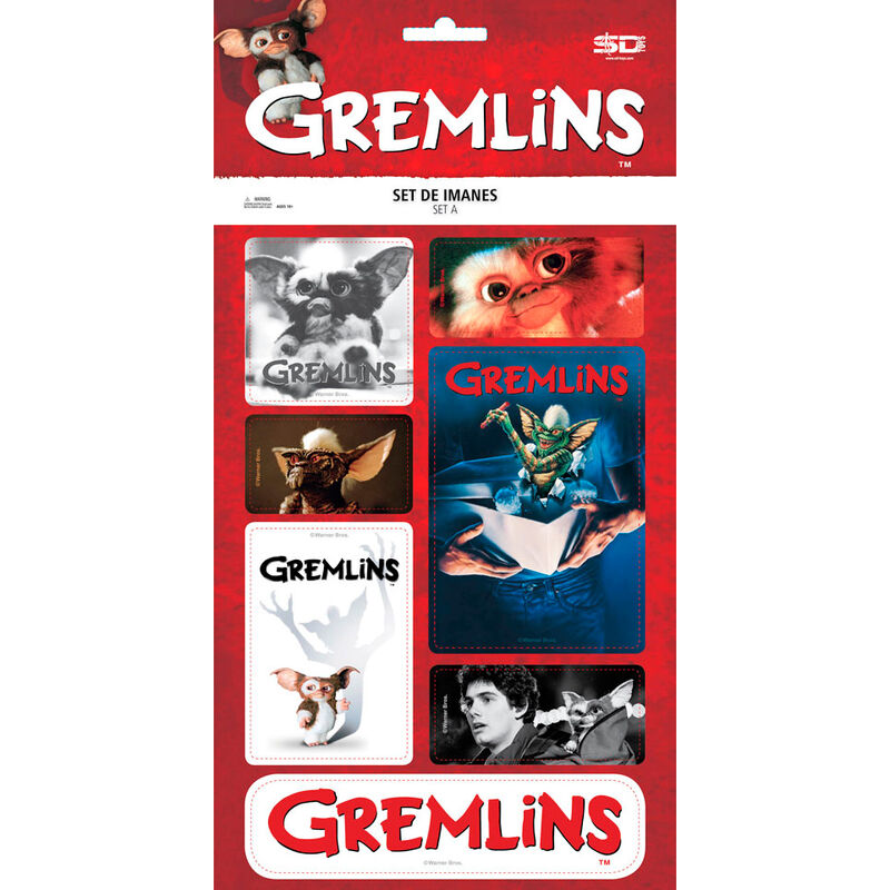 Gremlins Set Magneter - Samling av Filmposters