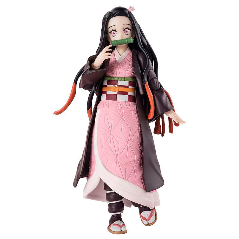 Demon Slayer Kimetsu no Yaiba Tanjiro Nezuko S.H Figuarts Figur 13cm