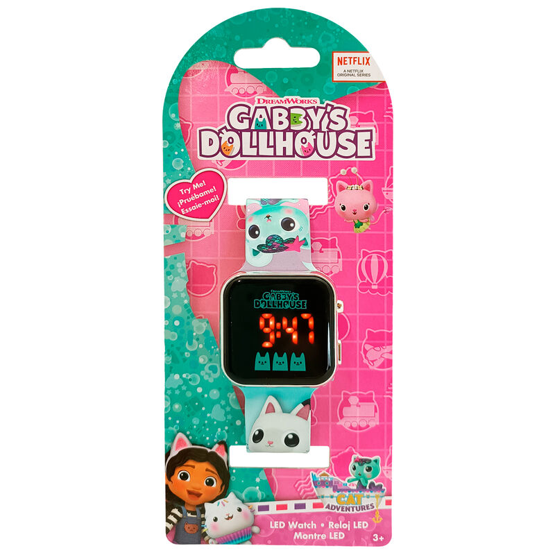 Gabby's Dollhouse LED Klocka